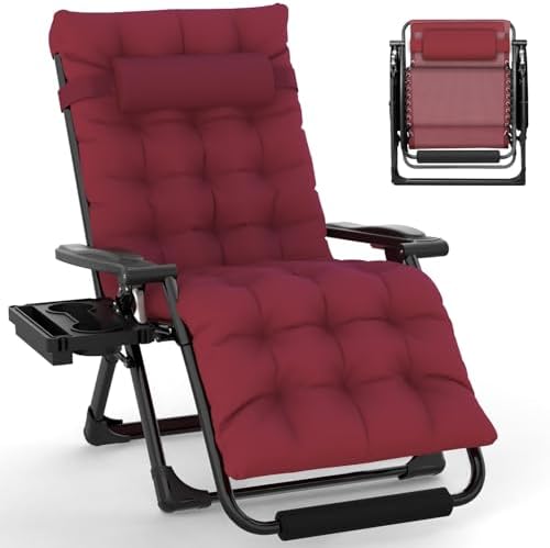 Zero Gravity Chair XL — Wine Red